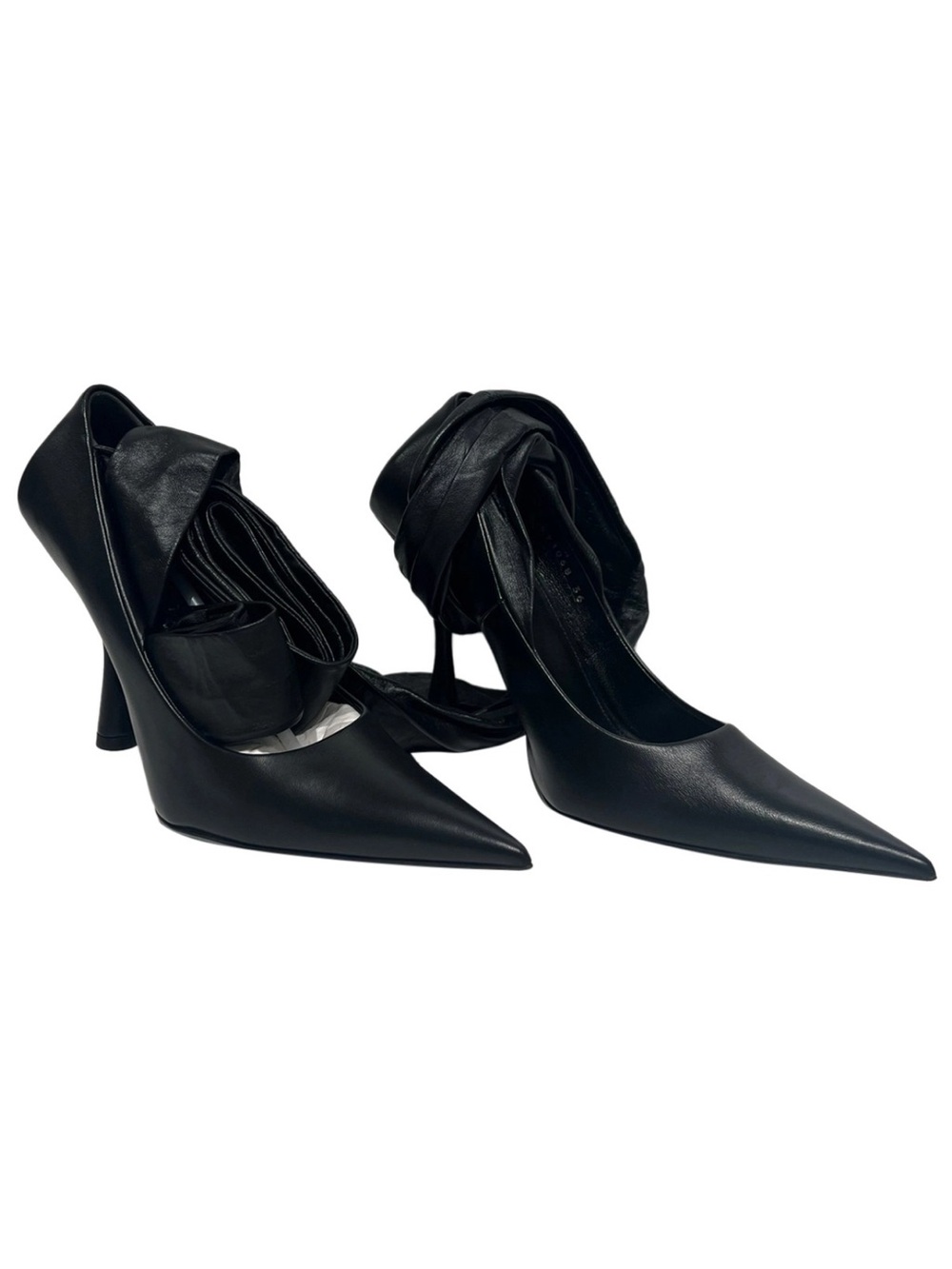 Balenciaga Black Pointed-Toe Stiletto Pumps
